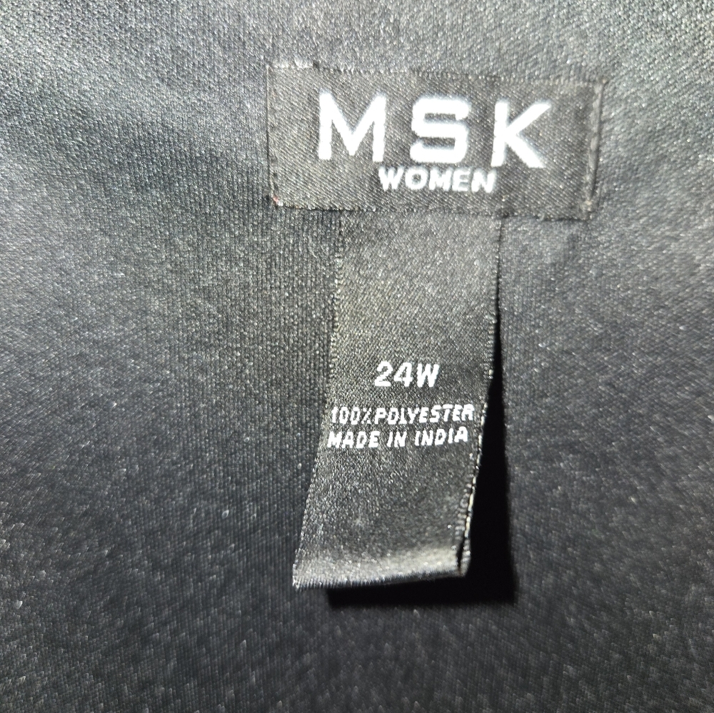 MSK 24W Purple&Blk Dress - Picture 2 of 6